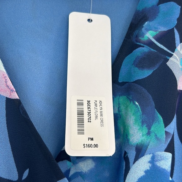 Soft Surroundings Ashlyn Maxi Dress in Blue and Purple Floral. NWT - Picture 3 of 12